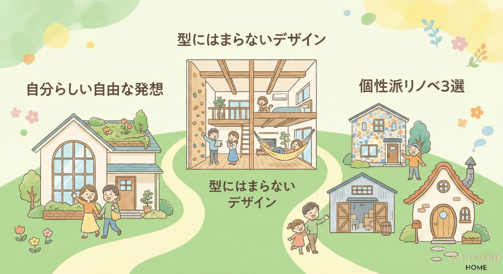 個性派デザインのリノベーション事例