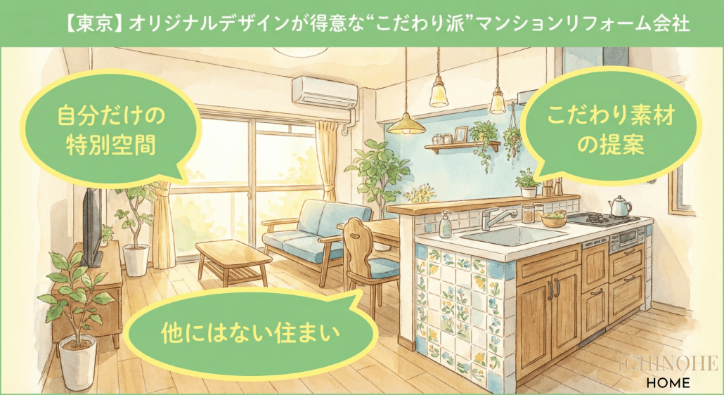 オリジナル家具や造作が特徴的なリノベーション事例