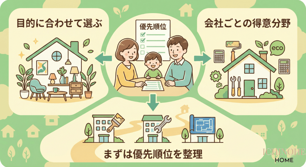 ライフスタイルに合わせたリフォーム選び