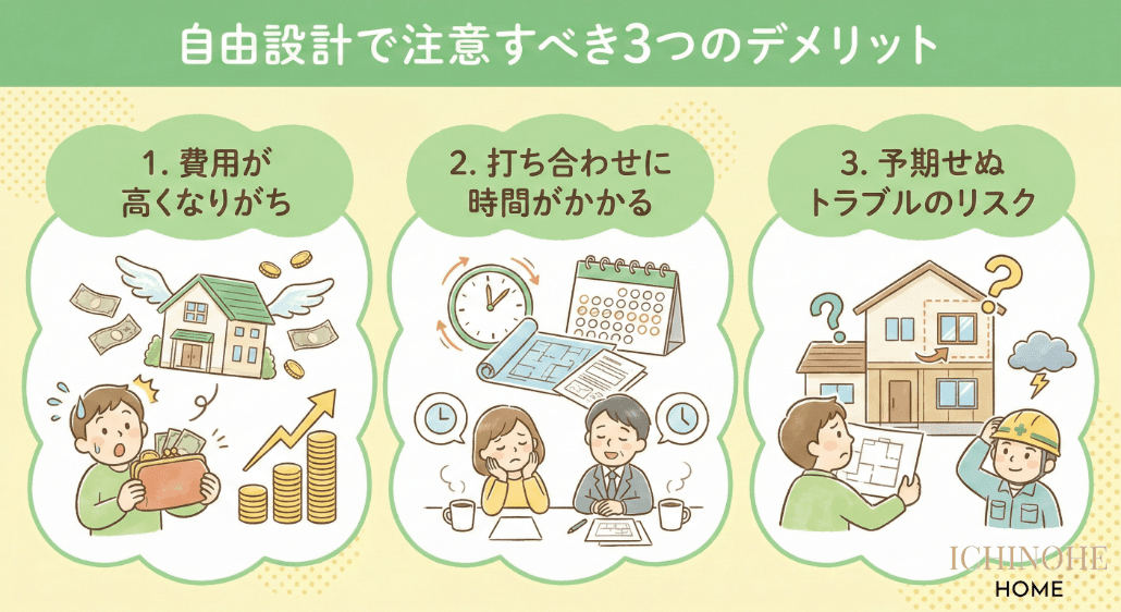 自由設計のデメリット