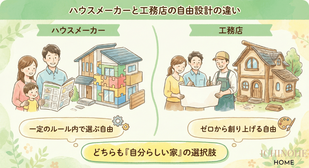 ハウスメーカーと工務店の比較