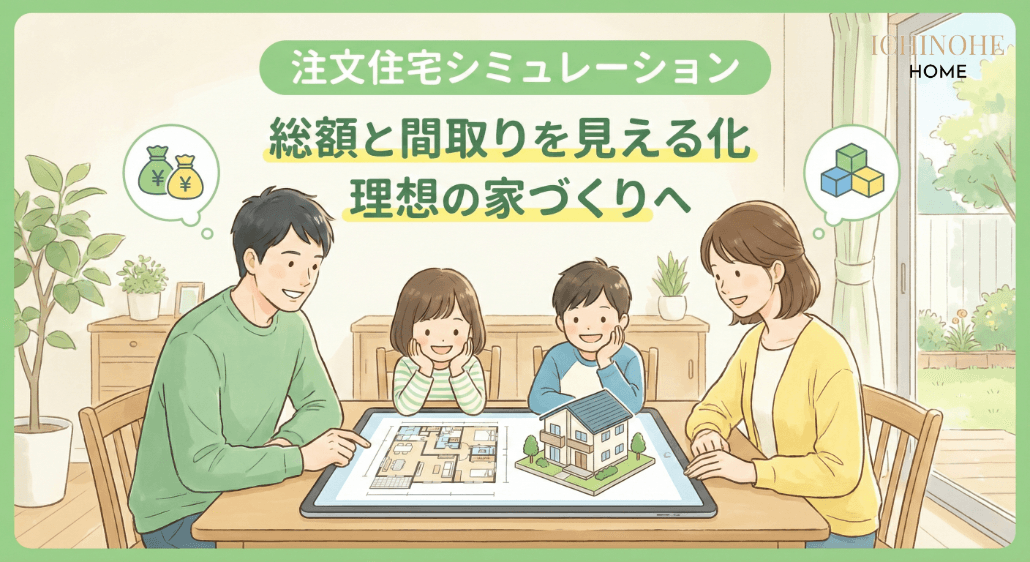 注文住宅シミュレーションで総額と間取りを見える化しよう【事例紹介あり】
