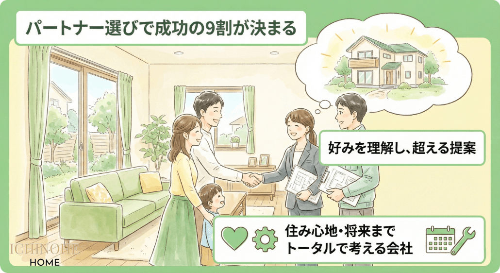 笑顔でくつろぐ家族のイメージ