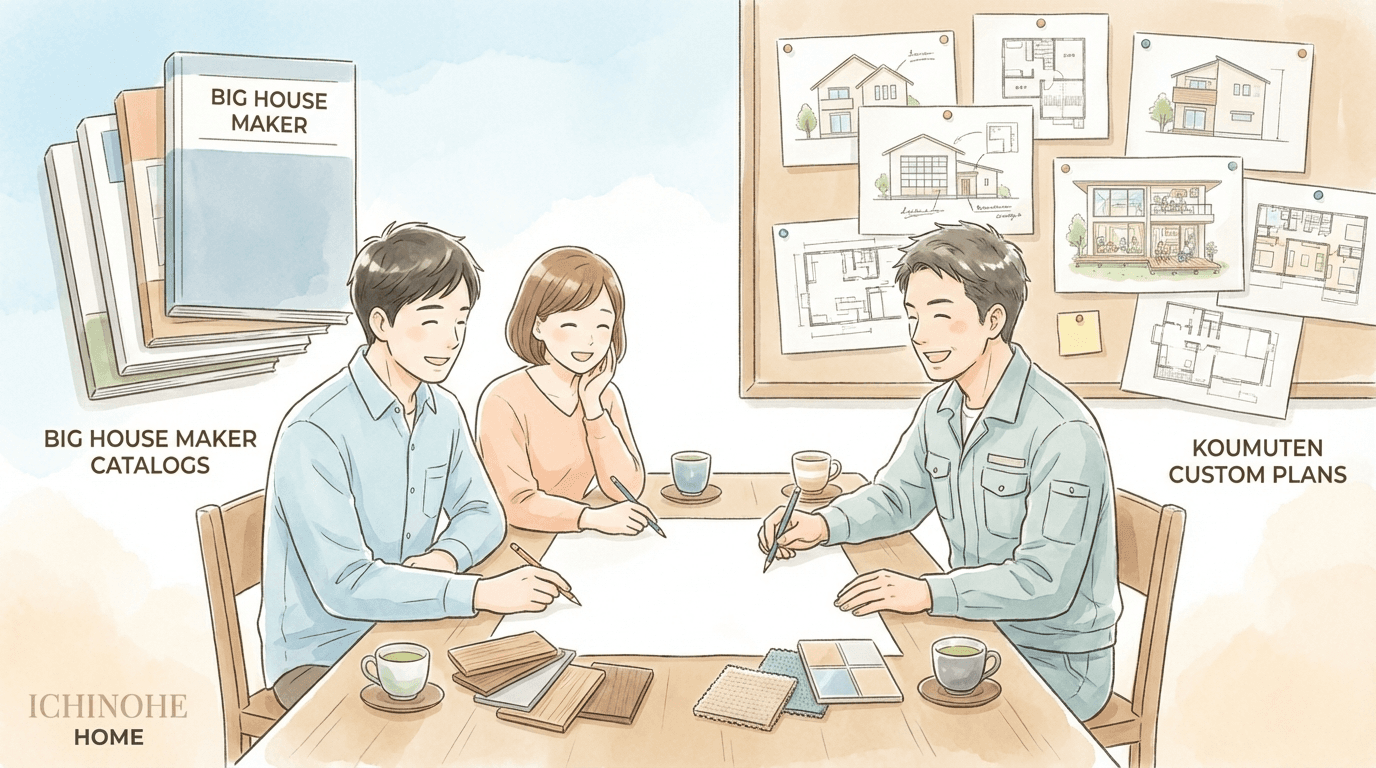 H2 比較に疲れた人が「工務店」を選ぶ理由