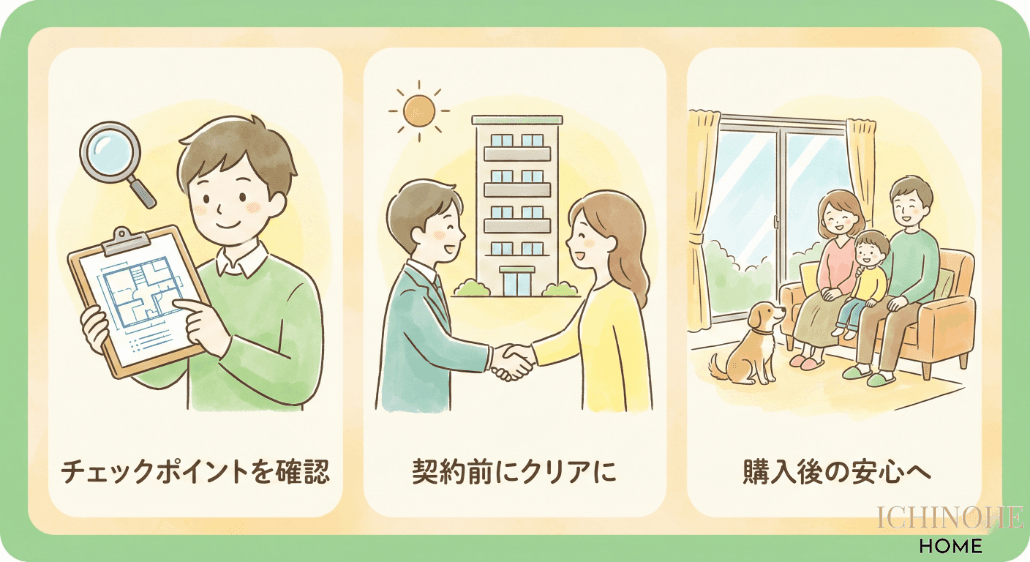 マンション購入前のチェックリスト