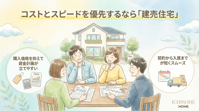 H2 コストとスピードを優先するなら「建売住宅」