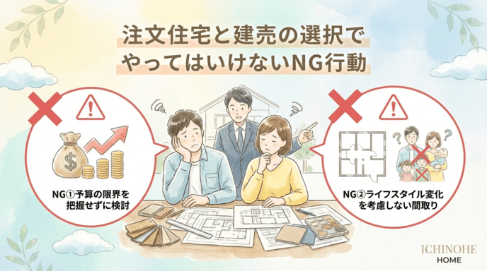 H2 注文住宅と建売の選択でやってはいけないNG行動
