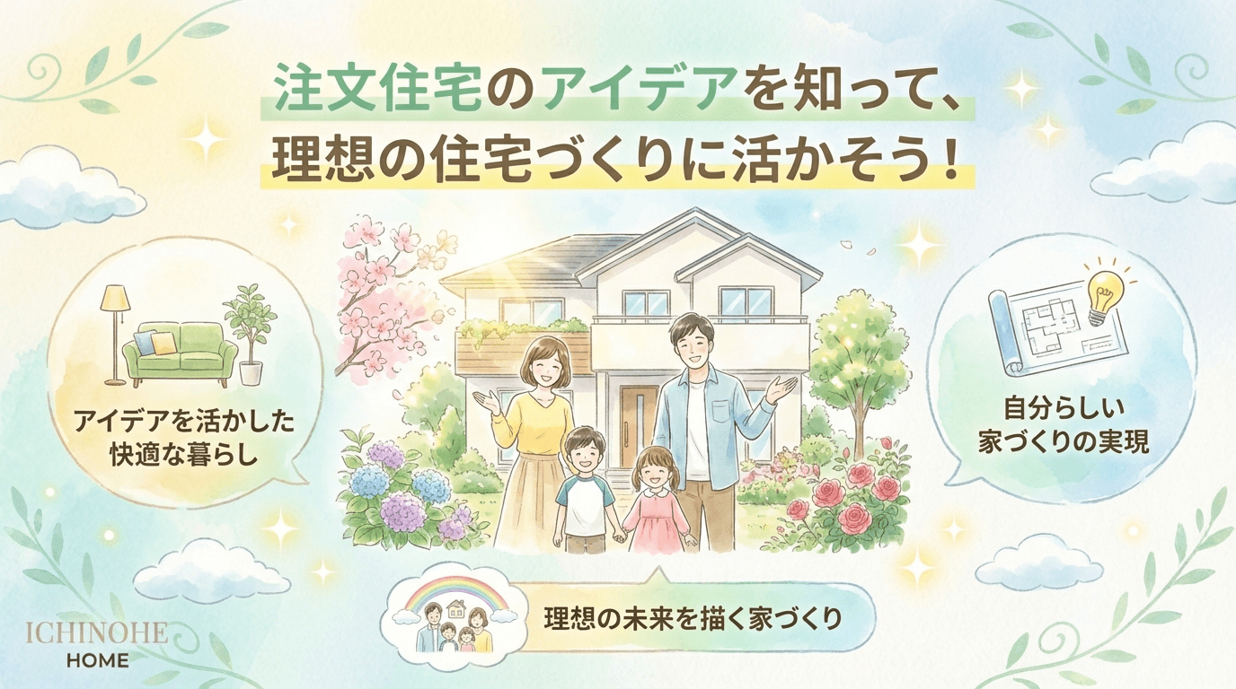 H2 注文住宅のアイデアを知って、理想の住宅づくりに活かそう!
