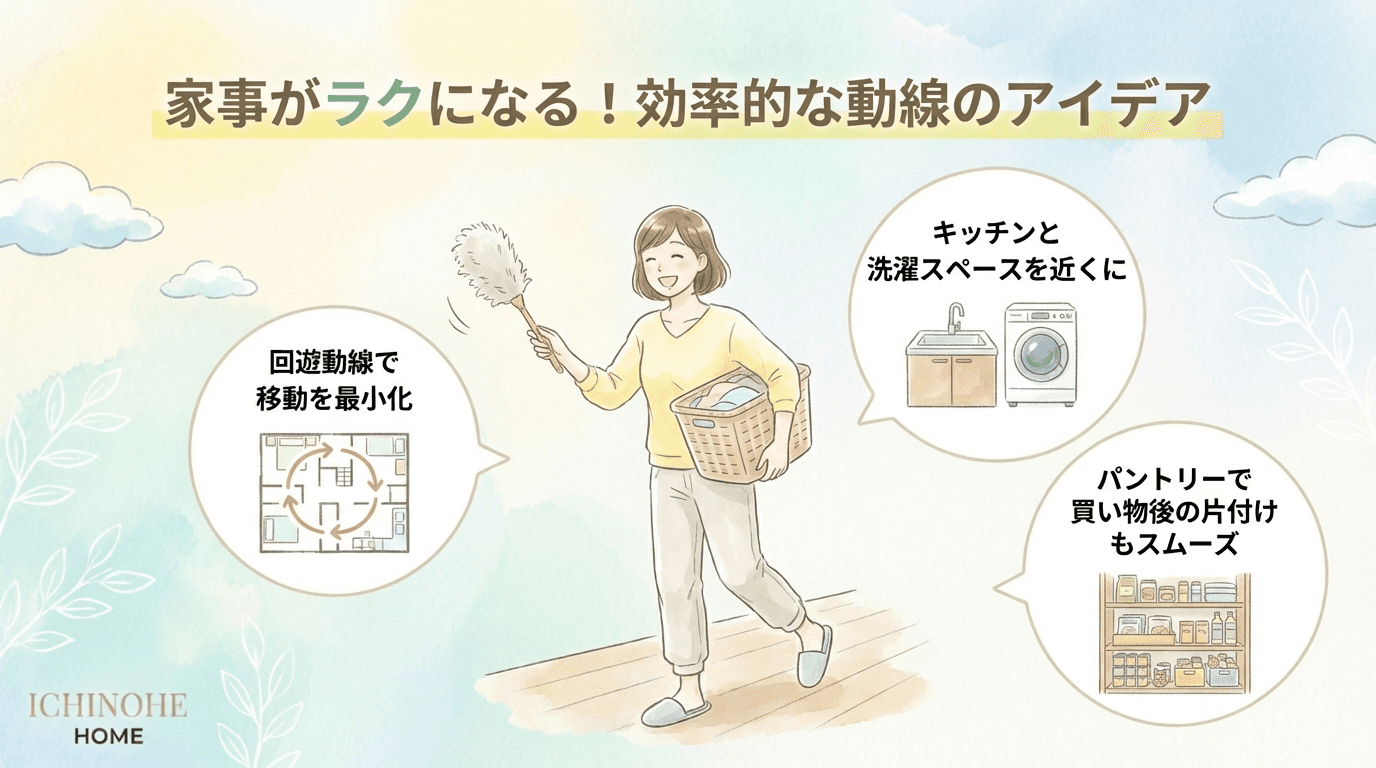 H2 家事がラクになる注文住宅の設備・動線アイデア