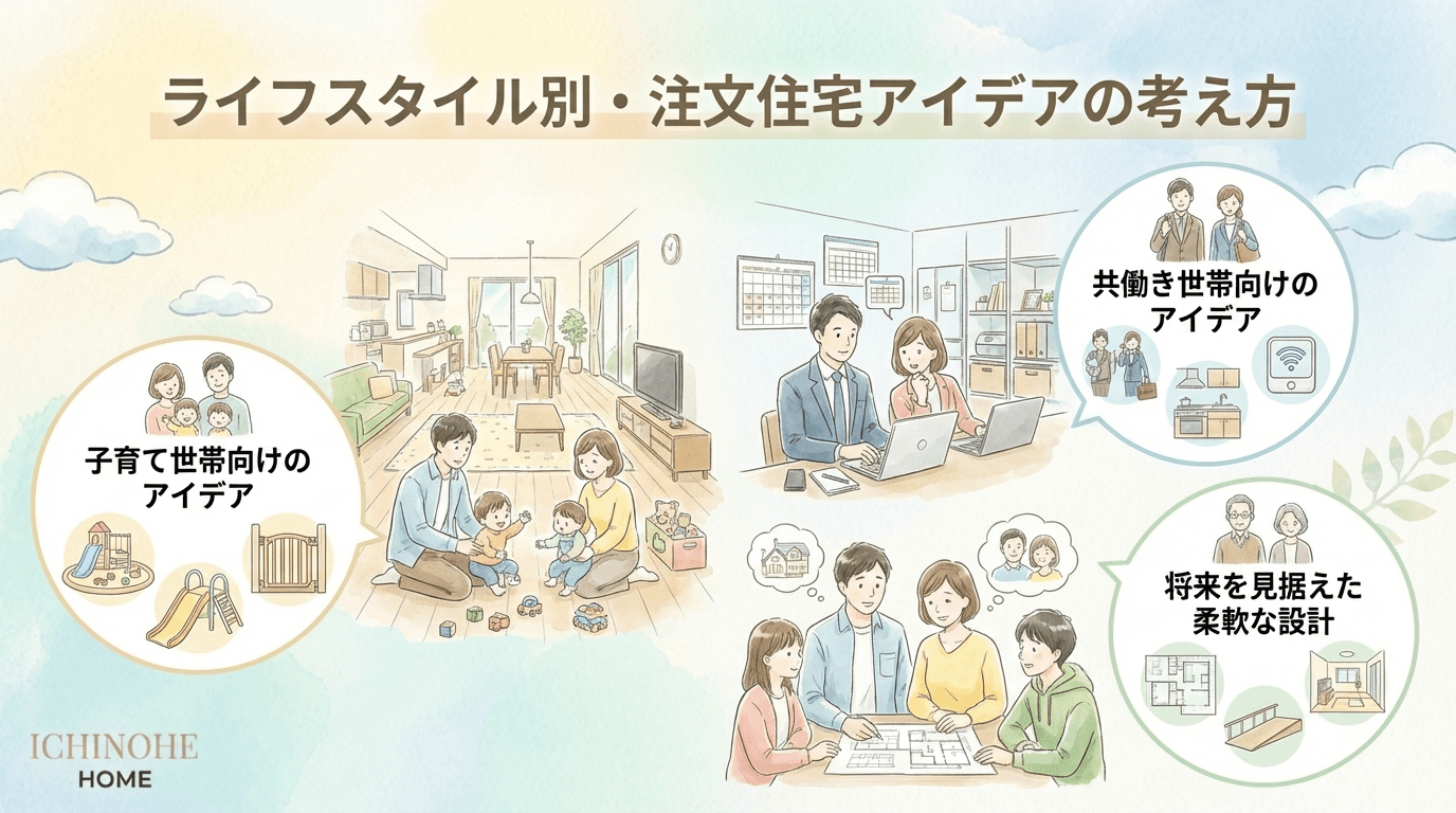 H2 ライフスタイル別・注文住宅アイデアの考え方