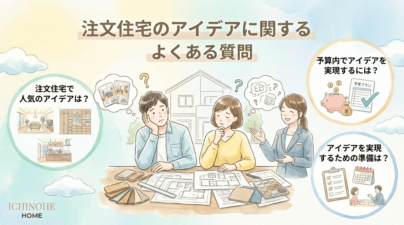 H2 注文住宅のアイデアに関するよくある質問