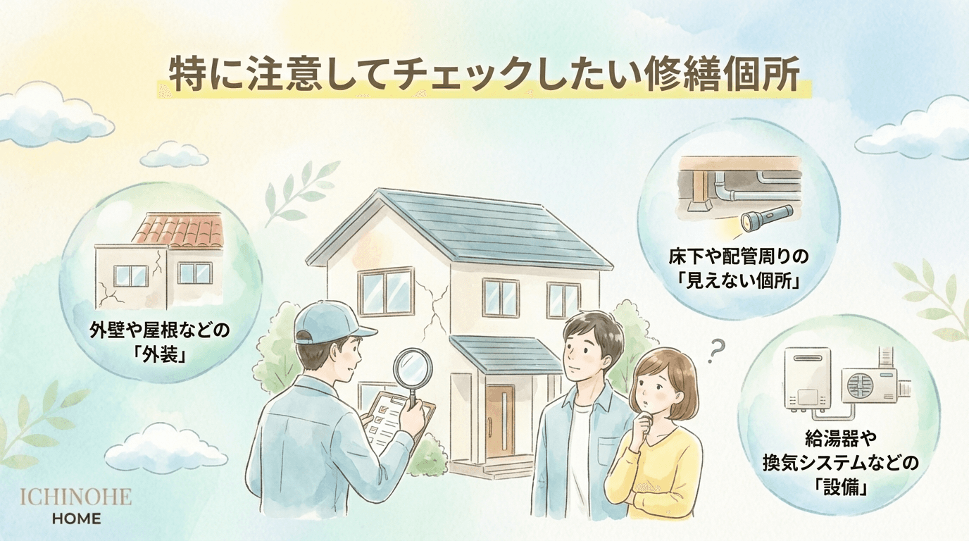 H2 特に注意してチェックしたい修繕箇所