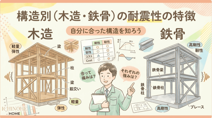 H2 構造別(木造・鉄骨)の耐震性の特徴