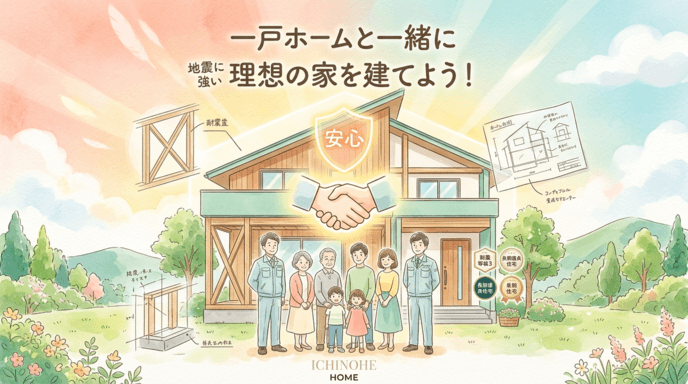 H2 一戸ホームと一緒に地震に強い理想の家を建てよう!