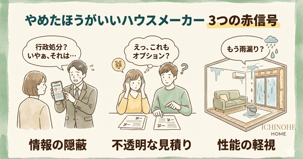 H2:やめた方がいいハウスメーカーとは?公的データにもとづく10の特徴