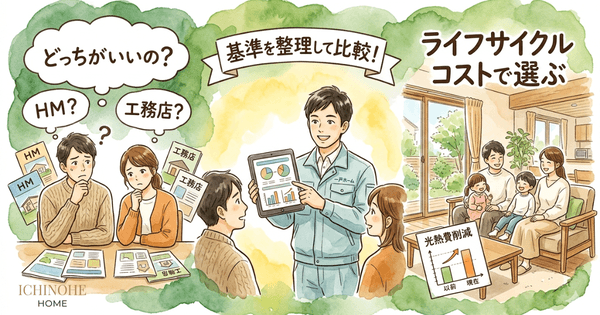 H2:ハウスメーカーと工務店どちらを選ぶ?重視すべき判断基準