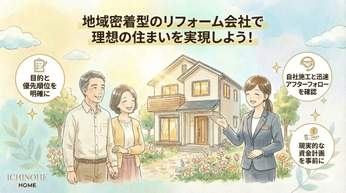H2 地域密着型のリフォーム会社で理想の住まいを実現しよう!