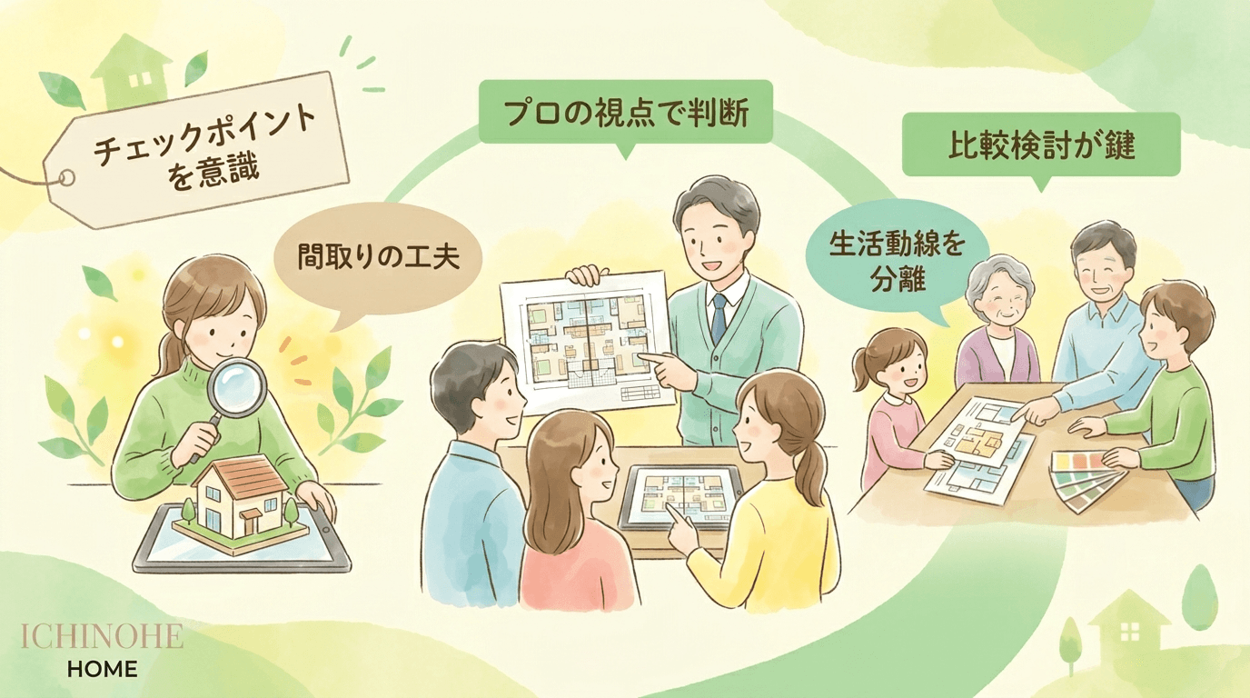 H2 完全分離型二世帯住宅は「間取り設計」で満足度が決まる