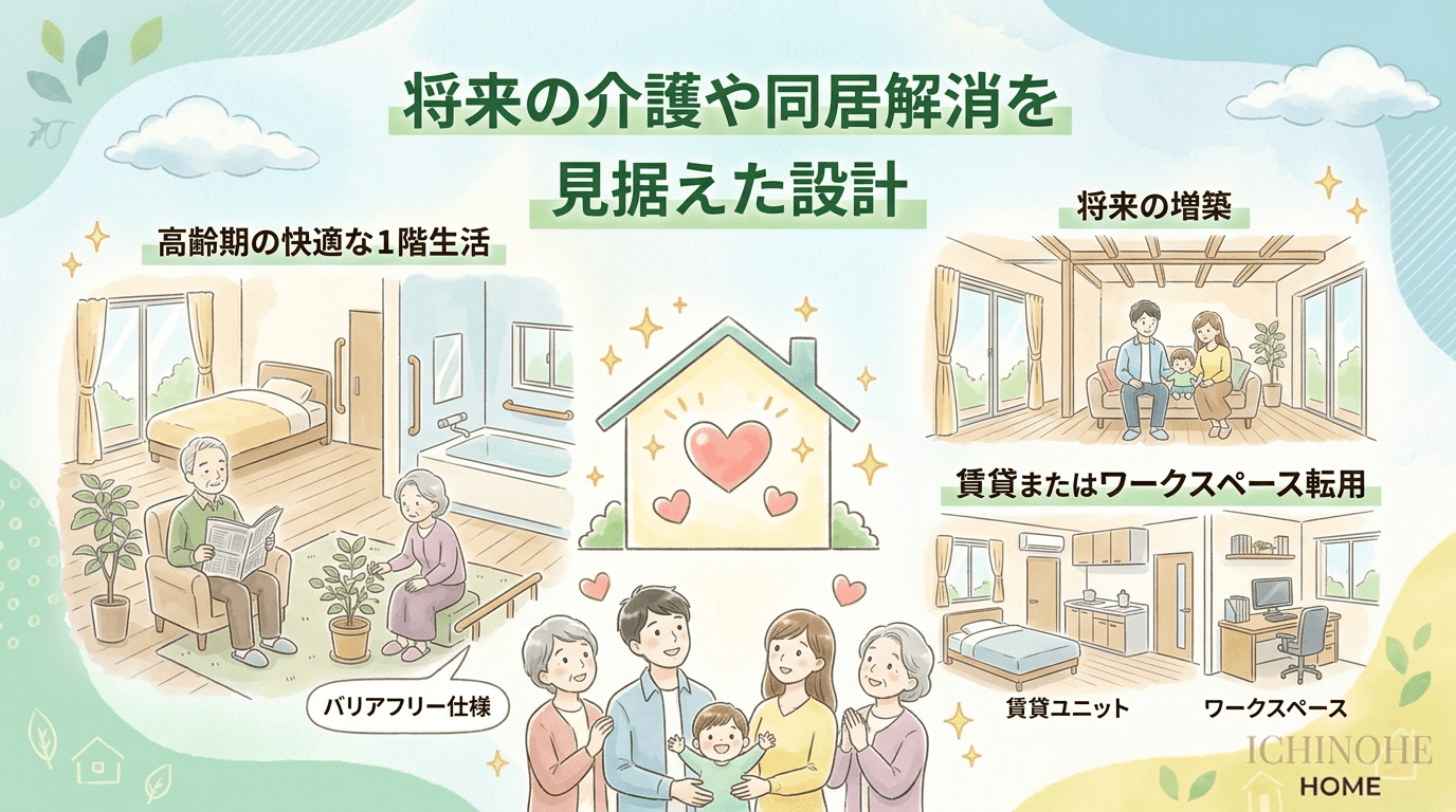 H2 将来の介護や同居解消を見据えた設計