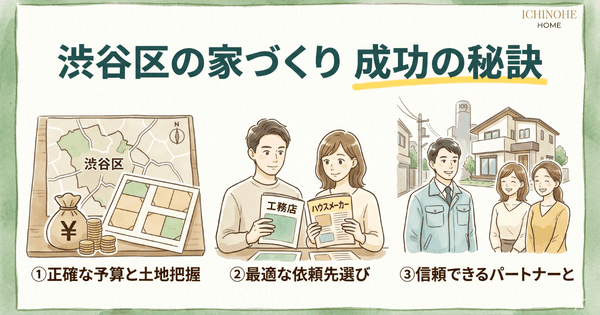 H2:渋谷区で注文住宅を成功させるポイントまとめ