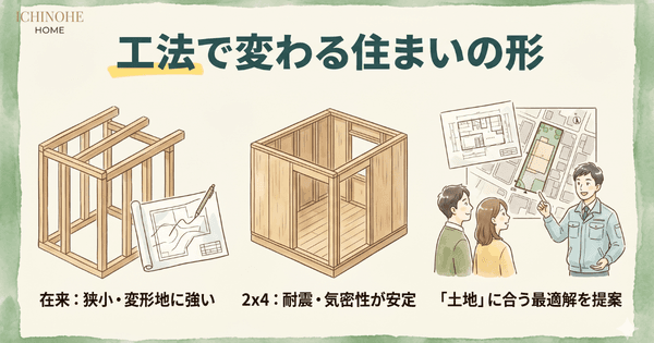 H2:木造住宅の工法と特徴