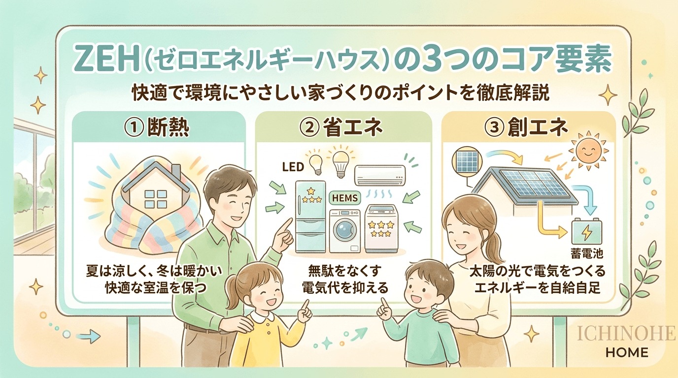 H2 ハウスメーカーで建てる前に必ず知っておきたいZEHの基礎知識